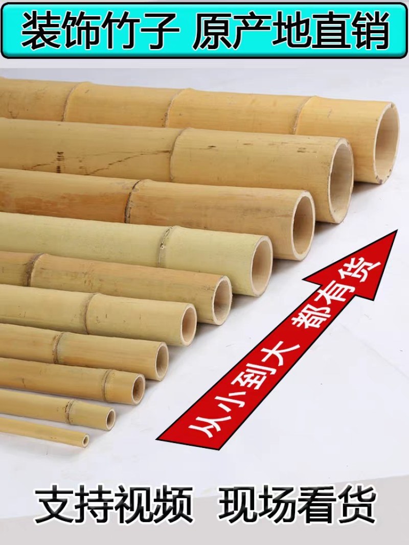长期出售1—5公分山竹菜架竹防腐竹