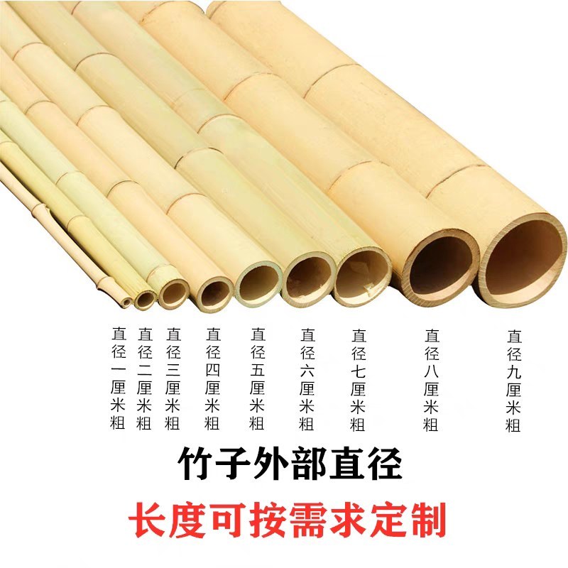 长期出售1—5公分山竹菜架竹防腐竹