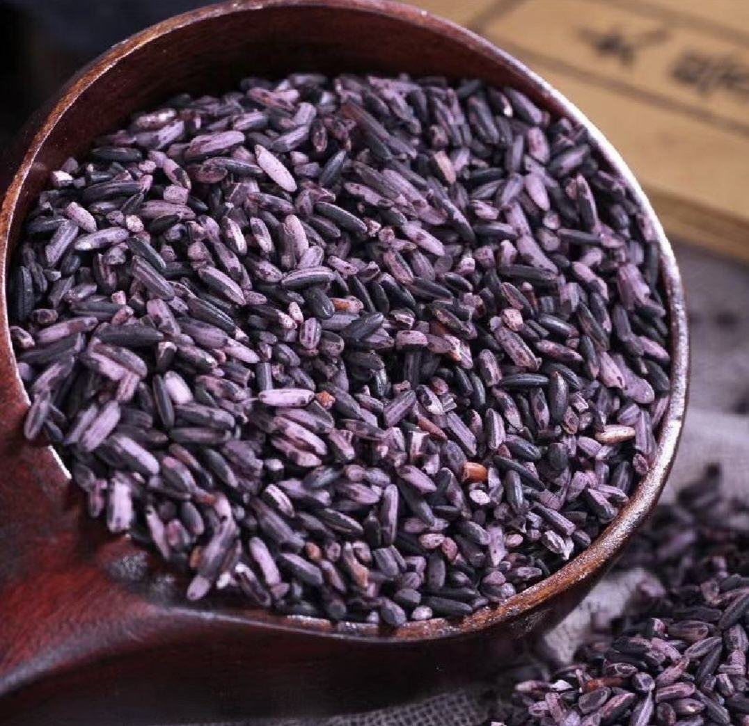 紫薯米与白米饭的营养对比图表