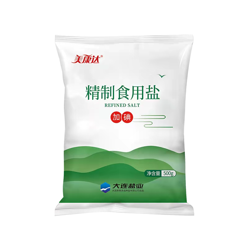 大连新春500g精致加碘盐，500g×40包