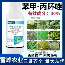 农用30%苯甲丙环唑水稻纹枯病农药苯醚甲环唑丙环唑杀菌剂