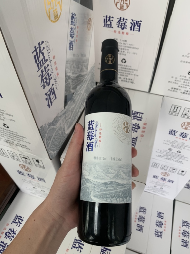 新款蓝莓酒蓝莓酒干红葡萄酒厂家2023新款