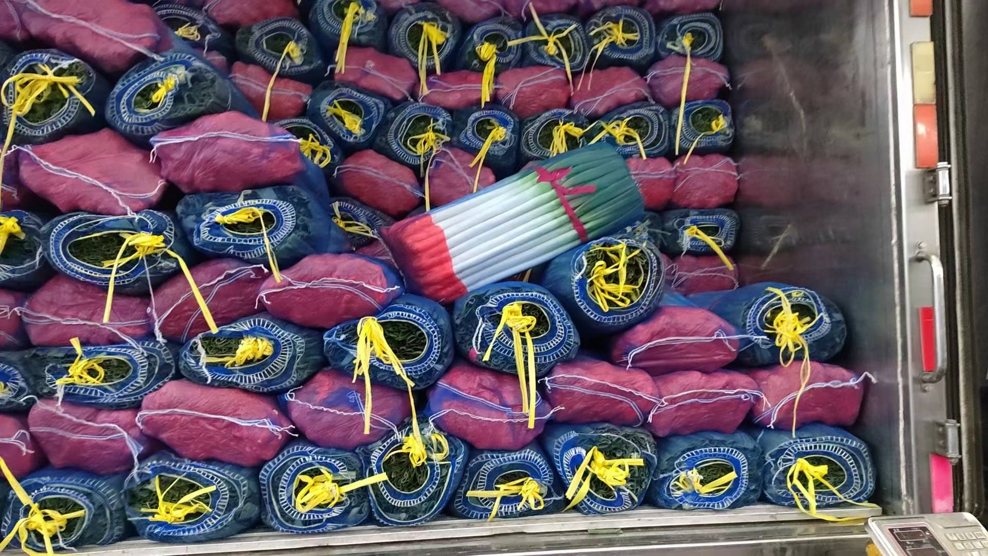 大葱批发市场场景