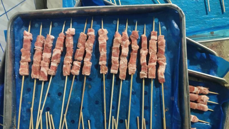 手工羊排肉串，高端食材，缩水率低，口感好，