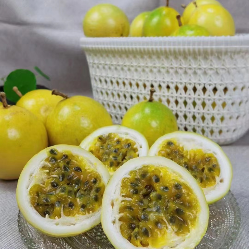 黄金百香果钦蜜九号纯甜平台电商市场代发供货日供五万斤