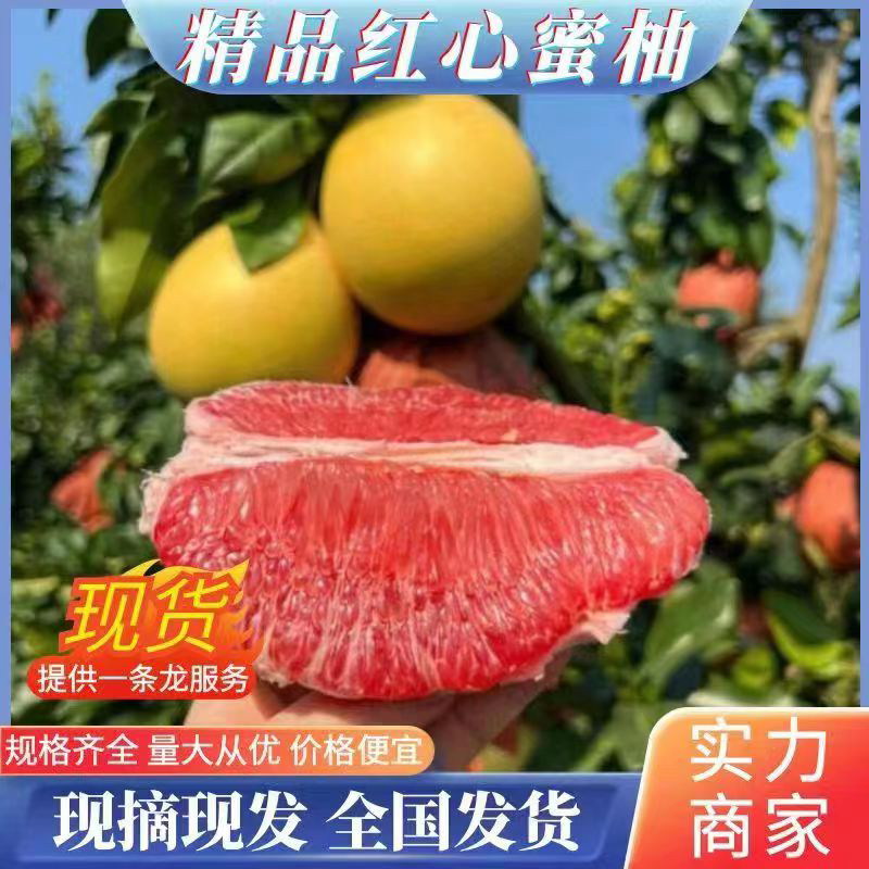 支持一件代发和团购，红心蜜柚漳州市馆溪三红柚黄金柚