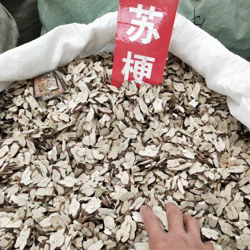 紫苏梗紫苏片苏梗片全检紫苏梗片