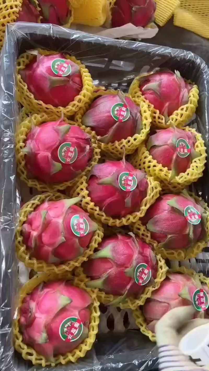 【火龙果】广东金都一号红心火龙果、质量保证，产地整车直供