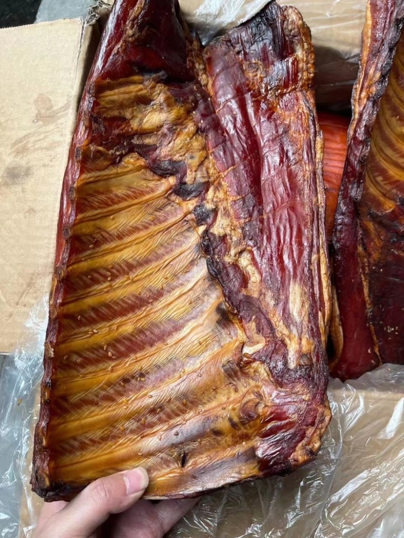 【腊排骨】烟熏带皮中方肉（麻辣味五香原味）量大从优