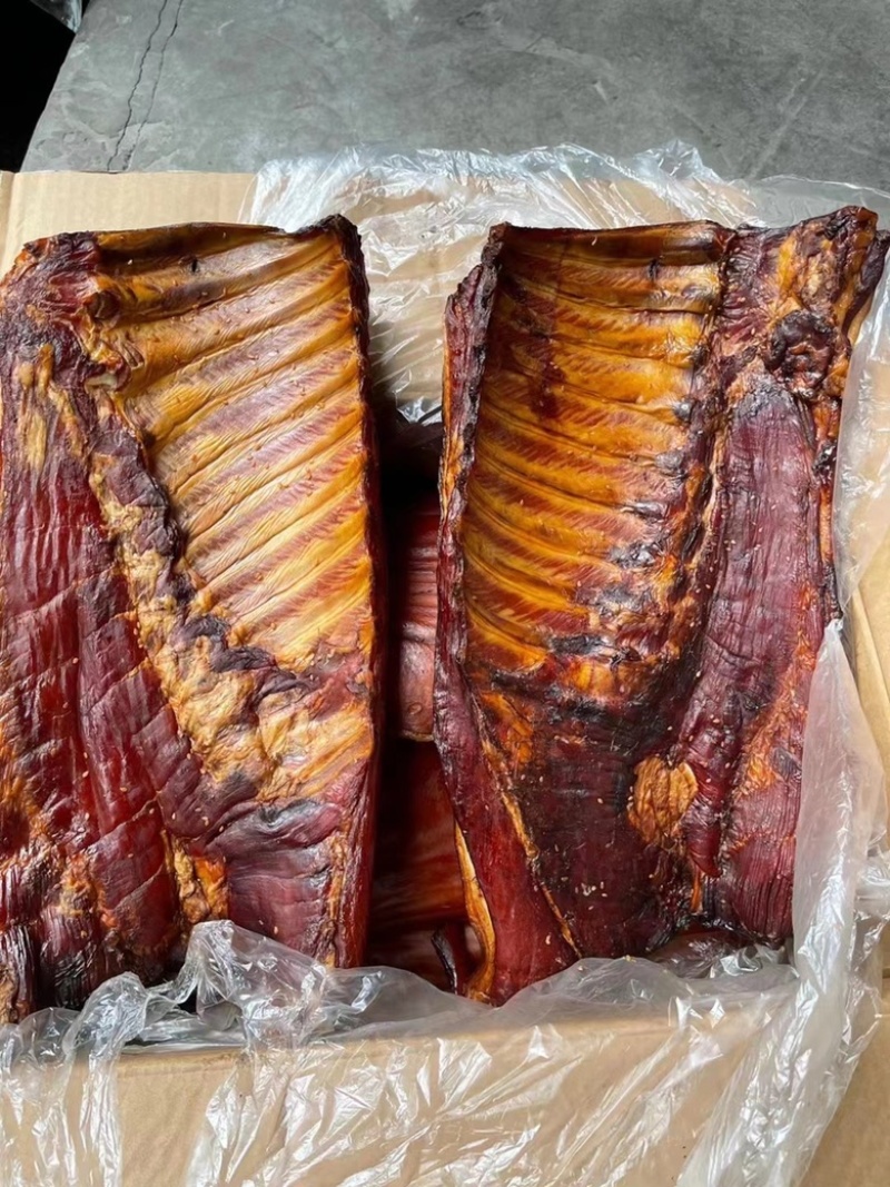 【腊排骨】烟熏带皮中方肉（麻辣味五香原味）量大从优