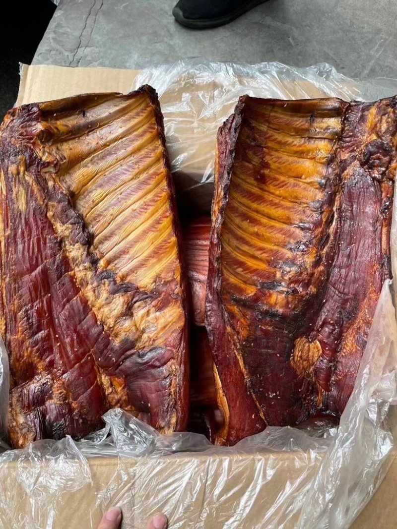 【腊排骨】烟熏带皮中方肉（麻辣味五香原味）量大从优