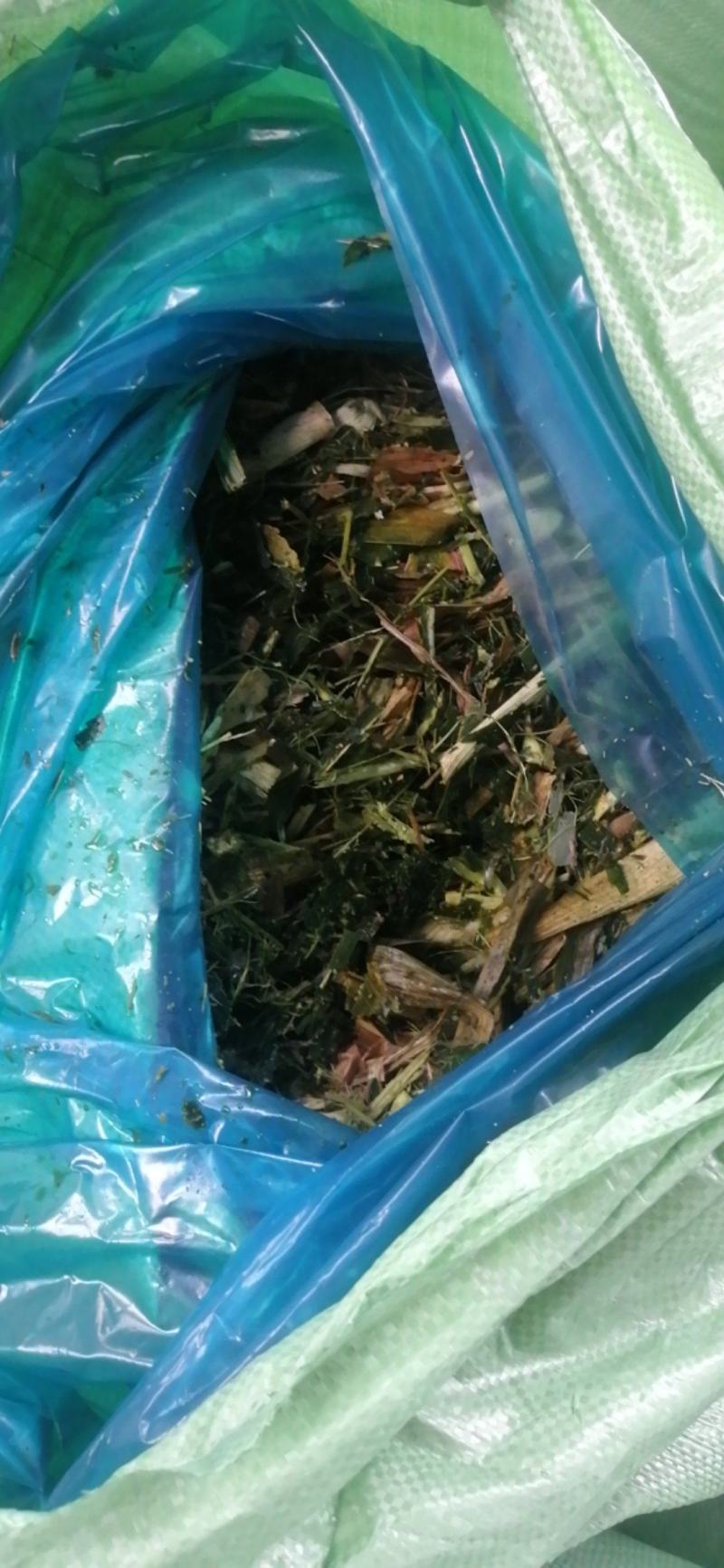 青储玉米杆方包