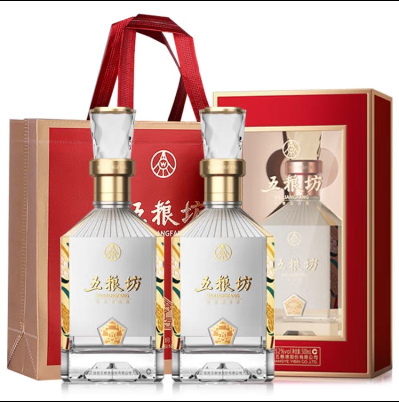 五粮坊52度浓香白酒500ml