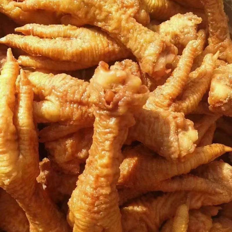 油炸鸡爪油炸鸡脚虎皮鸡爪大号中号规格齐全