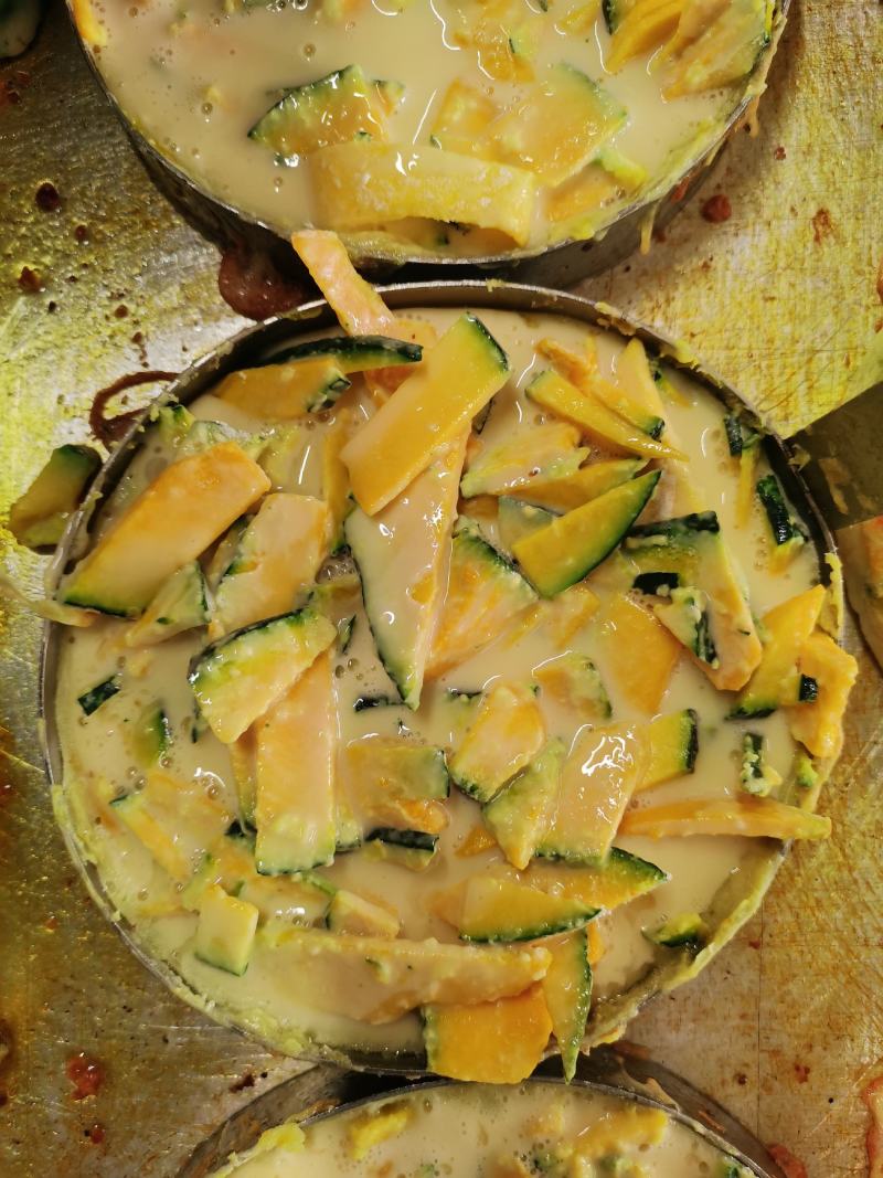 【南瓜饼】南瓜爱烤饼，软糯有营养。