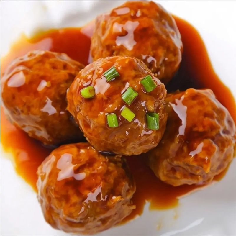 红烧狮子头半成品大肉丸速食即食四喜丸子懒人自热预制菜商用
