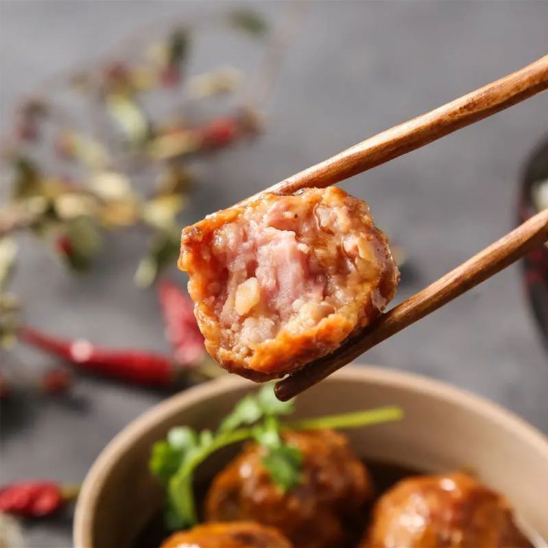 红烧狮子头半成品大肉丸速食即食四喜丸子懒人自热预制菜商用