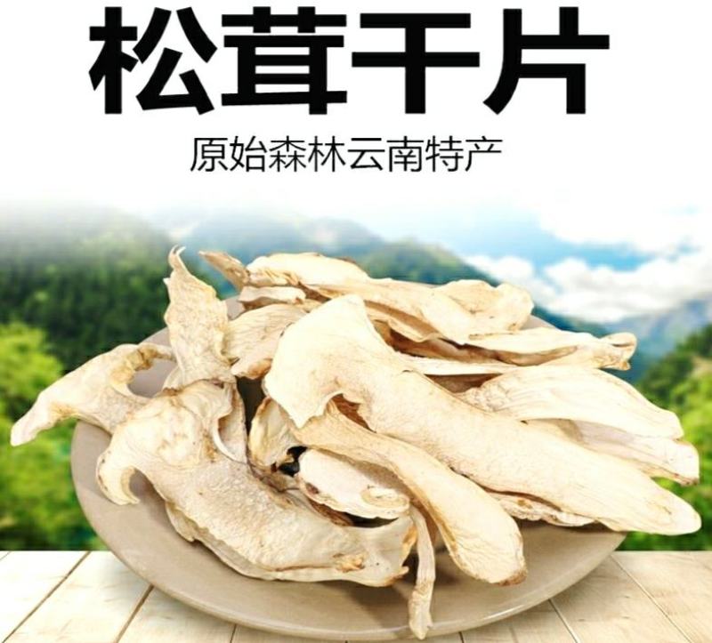 松茸云南特产松茸干片干净无杂菌香浓郁营养丰富包邮