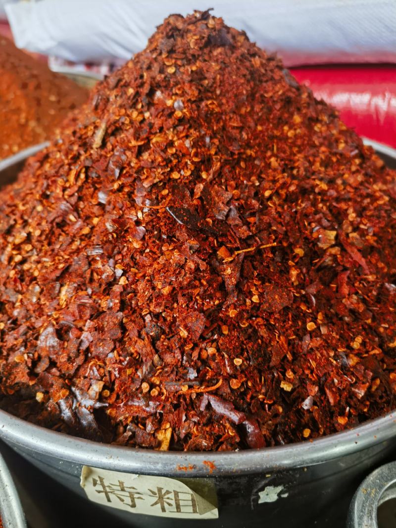 辣椒面大粗，大片，刀口，微辣红油，油泼辣子保质保量