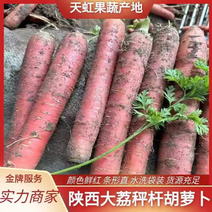 【推荐】陕西精品红萝卜产地新鲜供应电商批发市场全国发货