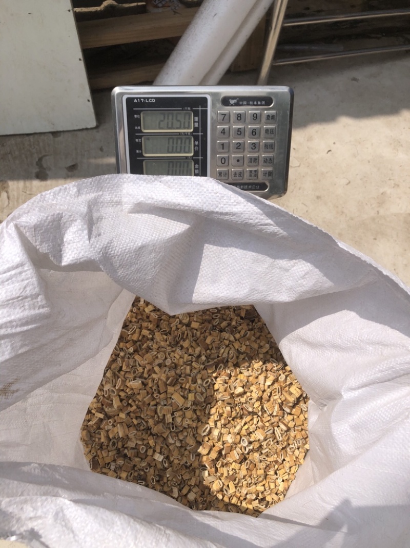 芦根，全部过完风机，过完筛子切断非常好。