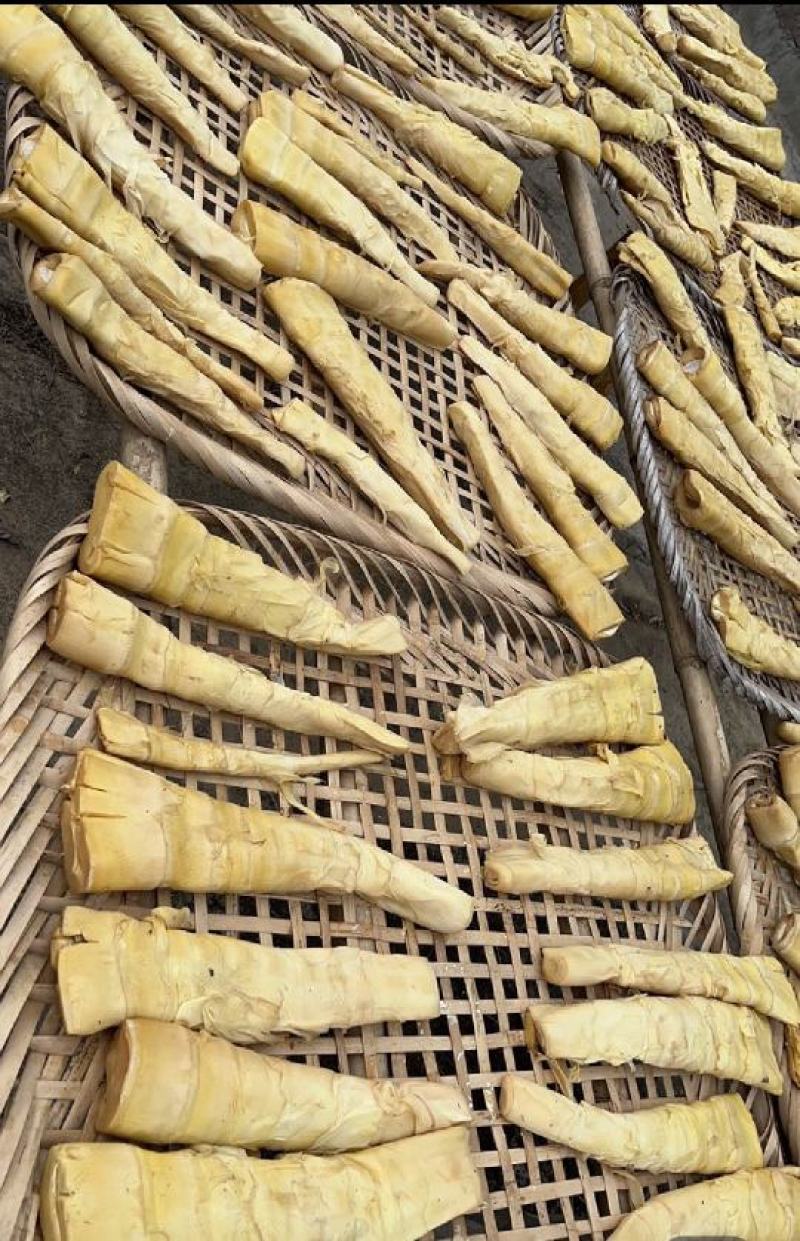 野生甜笋干，广西荔浦，