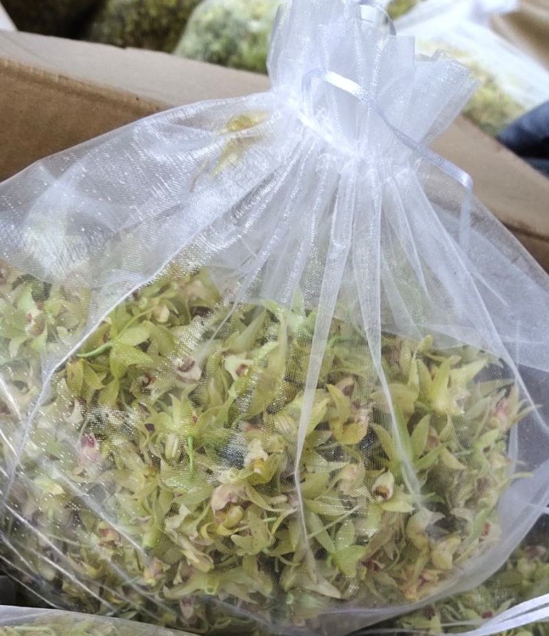 浙江及云南新鲜铁皮石斛干花味香色泽鲜亮长年批发3斤起