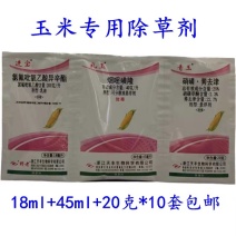 青宝玉玉米除草剂烟嘧磺隆锈去津氯氟吡氧异辛酯禾阔双除杂草