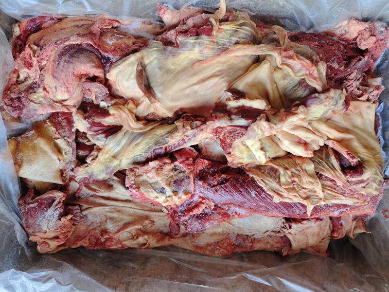 【牛护心肉】当地草原黄牛的天蓬肉，箱装新鲜速冻！纯干货！