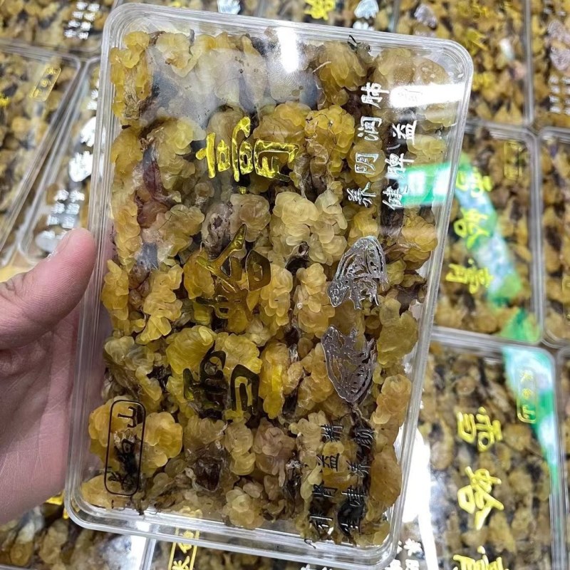 正品正宗东北林蛙油足干雪蛤膏林蛙100g盒装联体雪蛤油