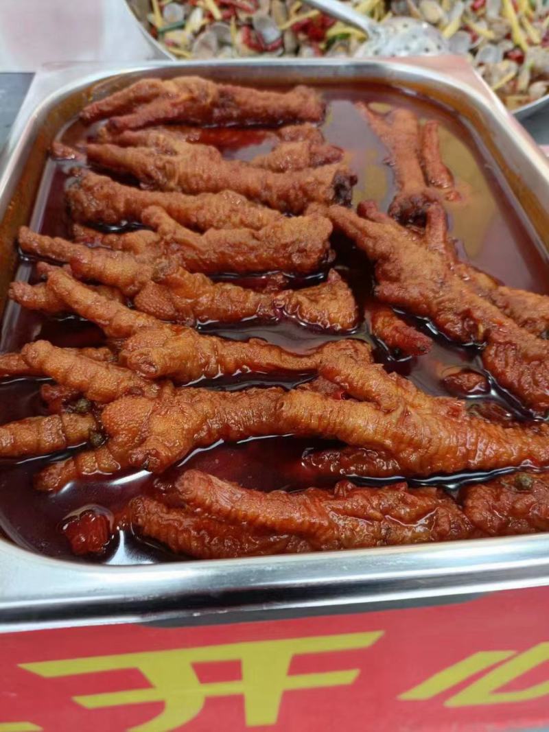 油炸鸡爪油炸鸡脚虎皮鸡爪大号中号规格齐全