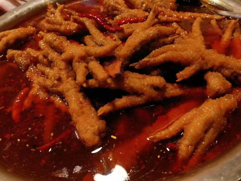 油炸鸡爪油炸鸡脚虎皮鸡爪大号中号规格齐全