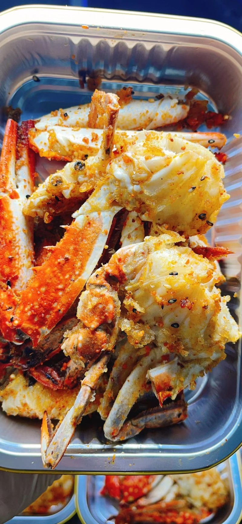 即食香辣蟹块螃蟹网红休闲零食麻辣切蟹海蟹