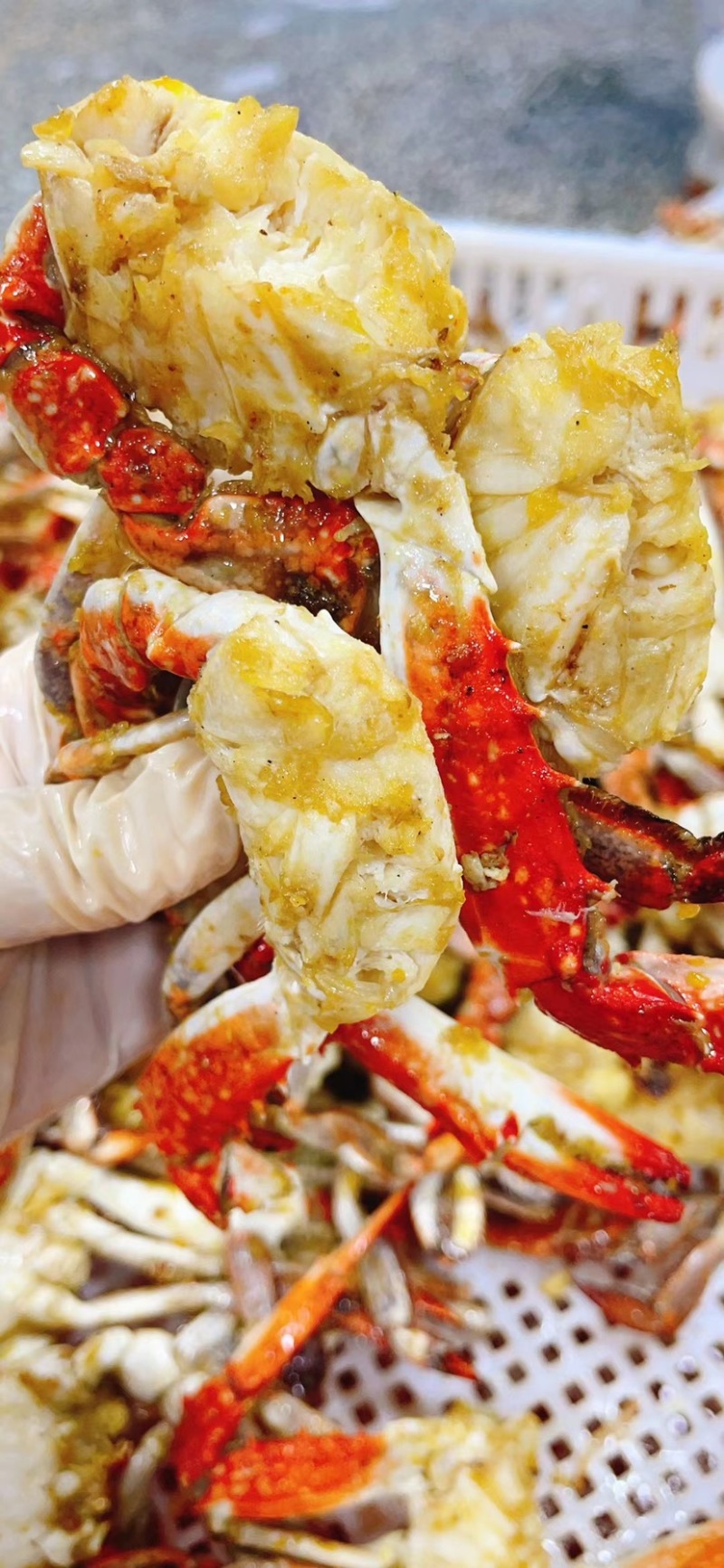 即食香辣蟹块螃蟹网红休闲零食麻辣切蟹海蟹