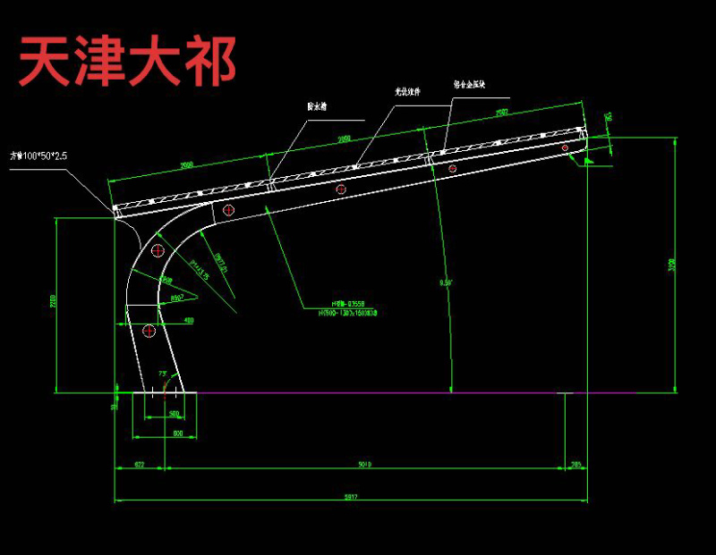 天津大祁，光伏车棚，制作厂家