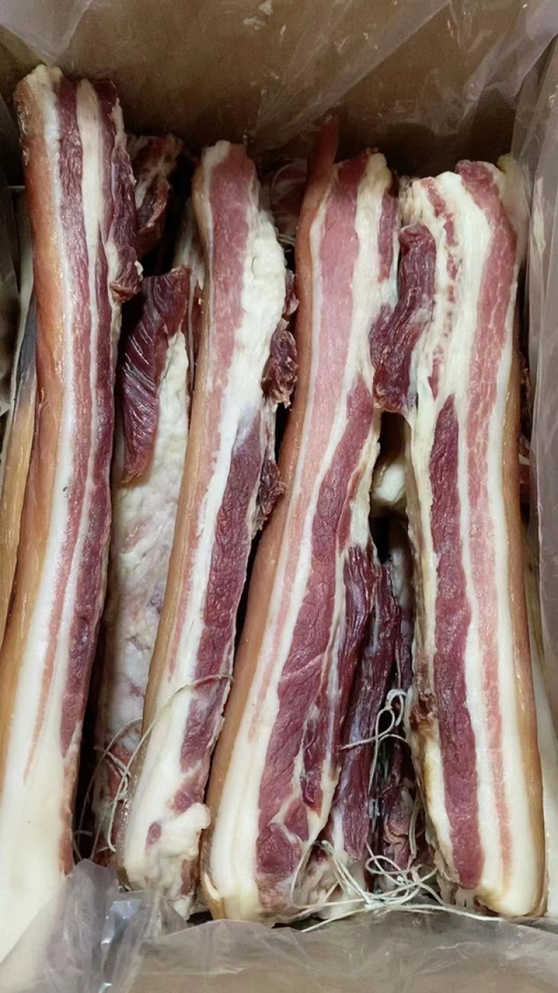 腊肉地摊精品风干腊肉二刀后腿腊肉腊猪排骨腊五花肉腊肠香肠