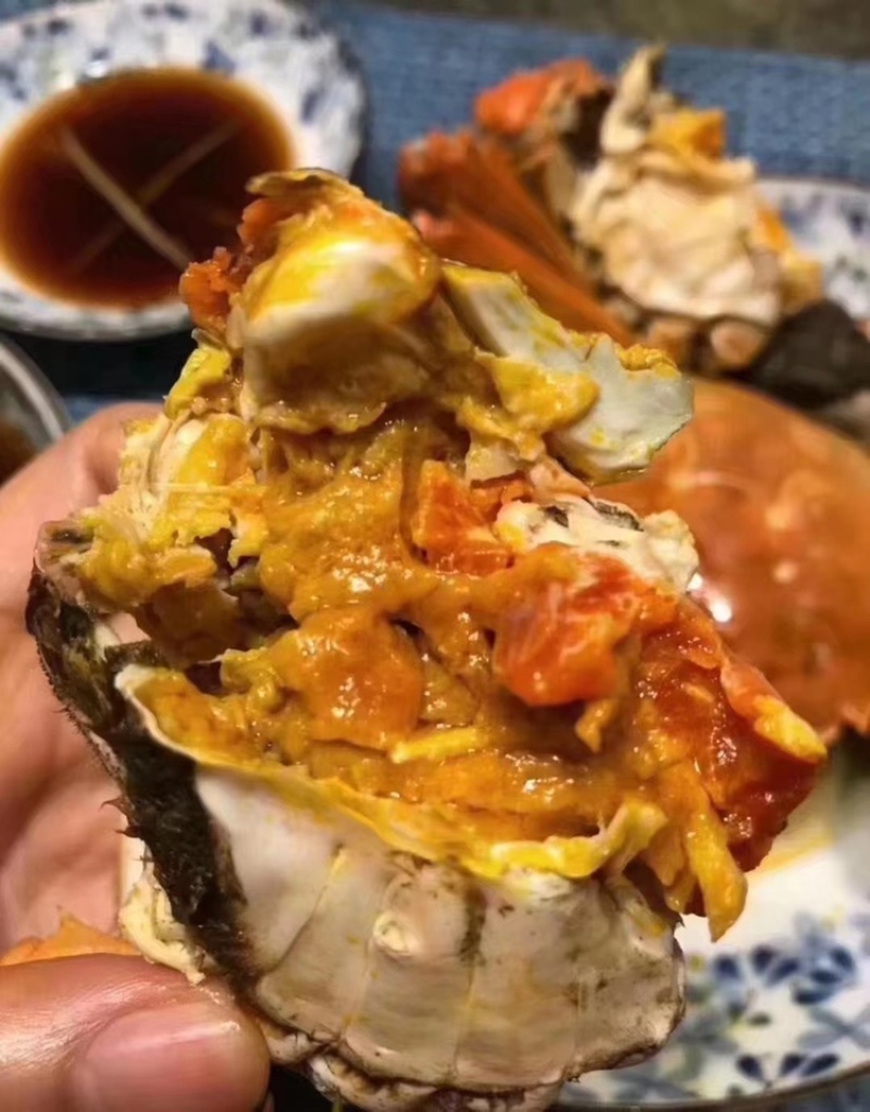 汉川大闸蟹干货母蟹纯原装塘口货喂鱼货