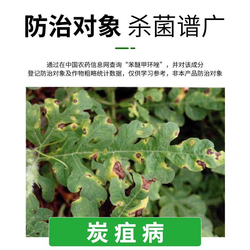 40%苯醚甲环唑杀菌剂叶斑病炭疽病高含量苯醚正品农药