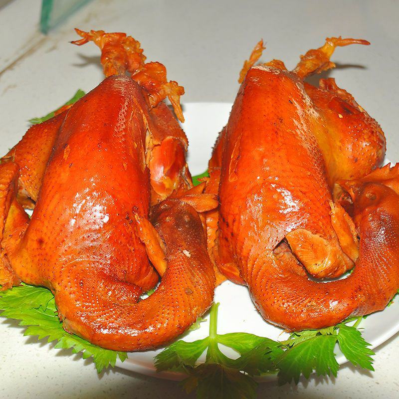 【叫花鸡】李珍卓资山熏鸡烧鸡下酒菜烧鸡美味速食整只包