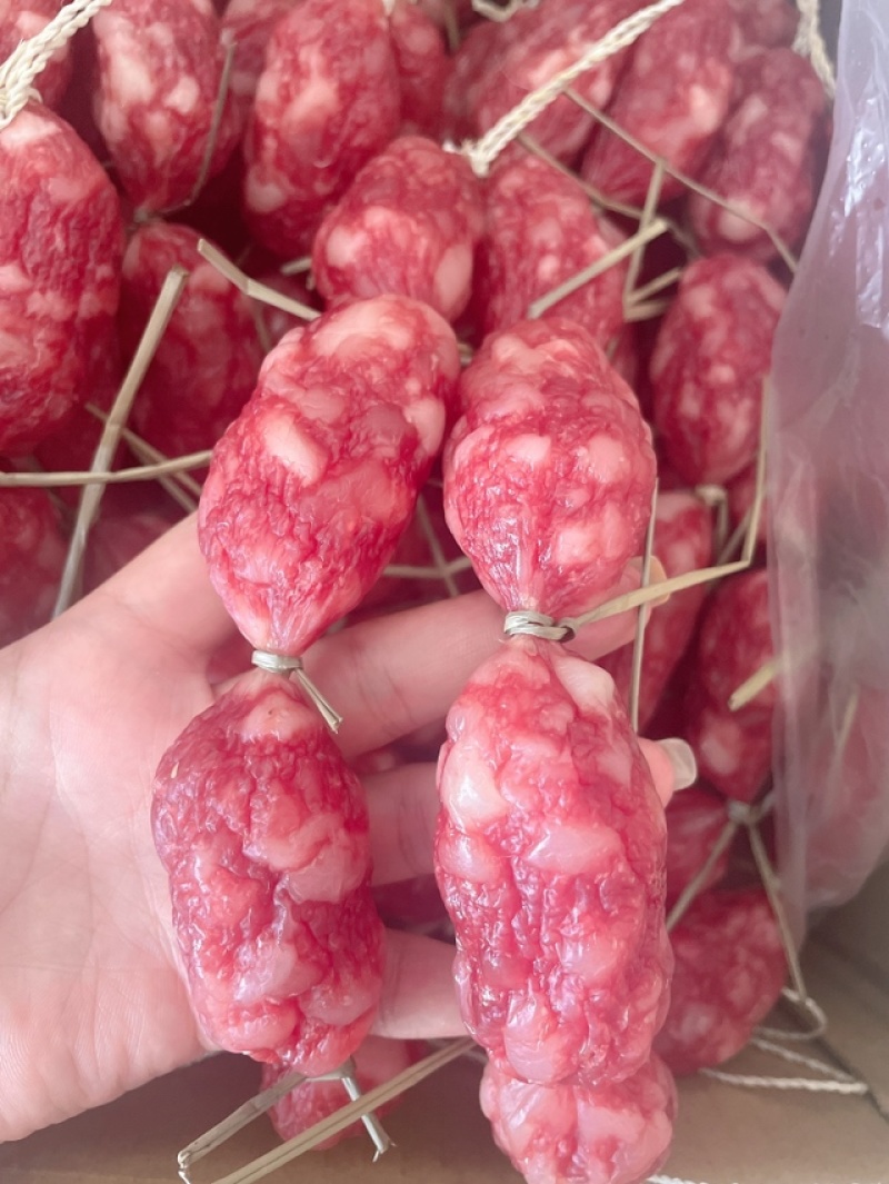 腊肠展会地摊福中王黄埔腊肠腊肉滋百鲜中山黄埔腊肠香肠