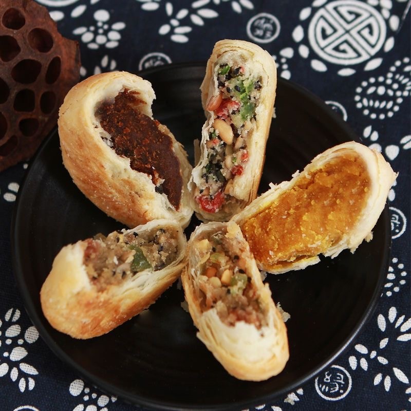 酥皮五仁月饼