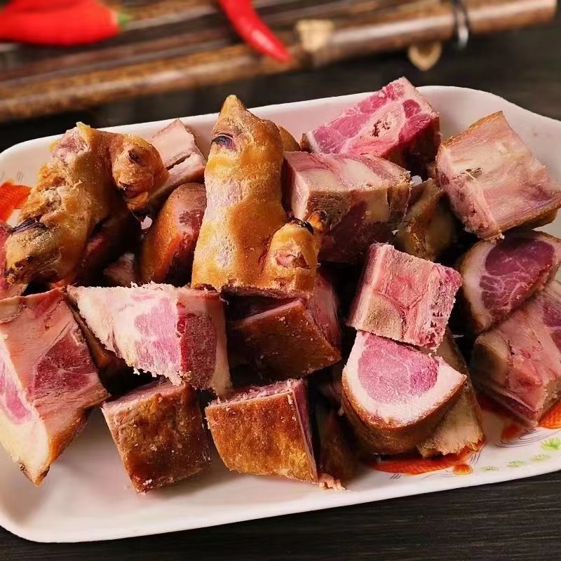 【腊肉】免洗烟熏腊猪脚（可供饭店、餐馆等各种渠道等）