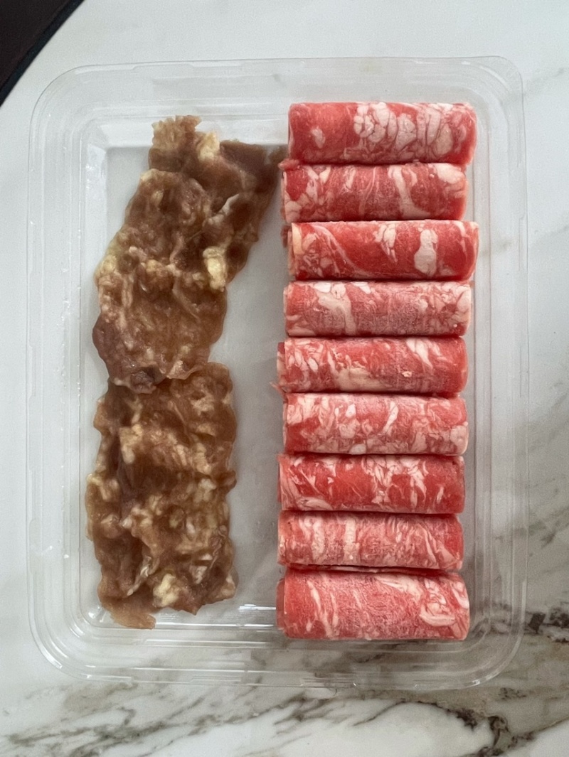 雪花肥牛下锅不散不碎