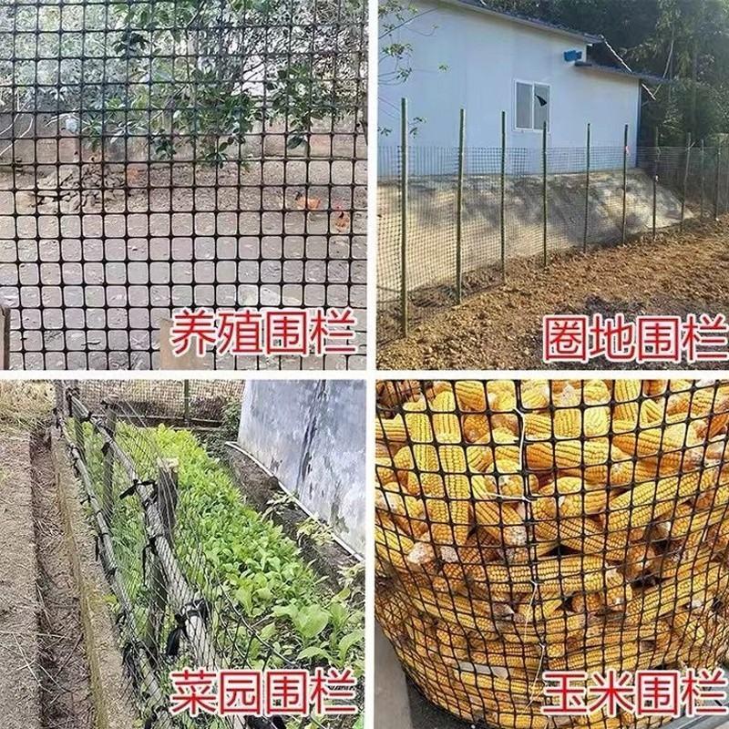 加厚圈玉米塑料养殖围栏网鸡鸭鹅防护网隔离网鱼塘防护网围网