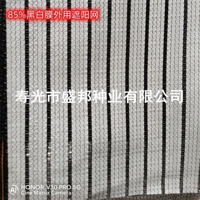 黑白膜外用遮阳网连栋温室遮阳网可包边