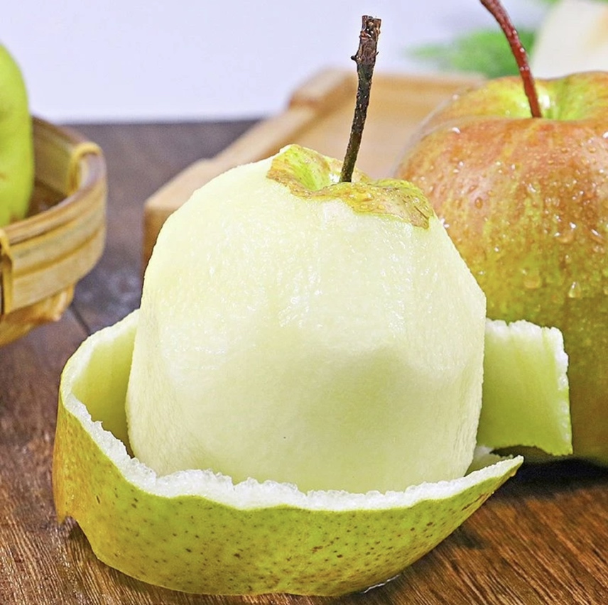 香梨切片展示果肉