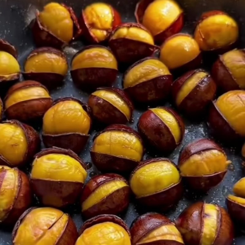 精品大山深处板栗红粒板栗，大量上市