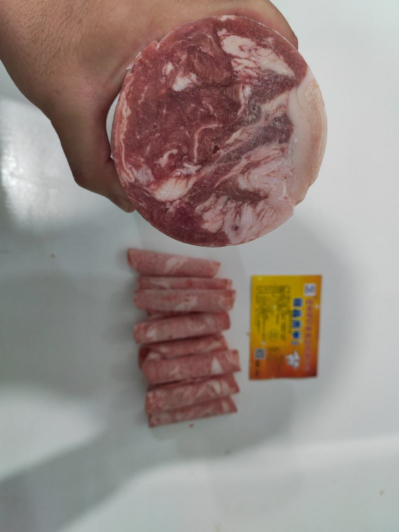 精品羔羊肉卷涮锅佳品，下锅不碎不散