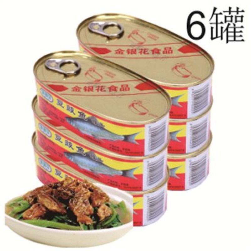 优质豆豉鱼鱼罐头鱼148g即食罐头速食品下酒下饭菜好味道