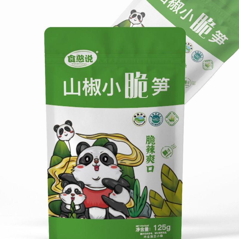 【厂家直供】食憨说山椒小脆笋125g